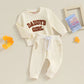 2023-08-08  0-3T Newborn Baby Girls Sweat Outfits Letter Print Sweatshirt Long Pant Fall Winter Baby Clothes Set